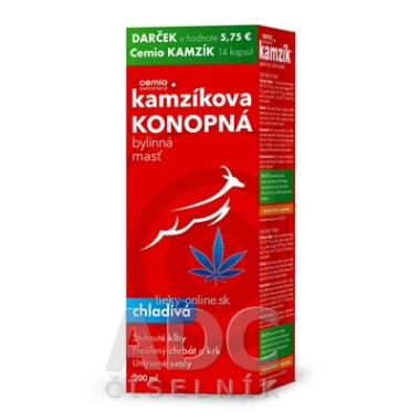 Cemio Kamzíkova konopná masť