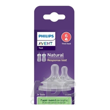 Philips AVENT CUMLÍK na fľašu Natural Response 6