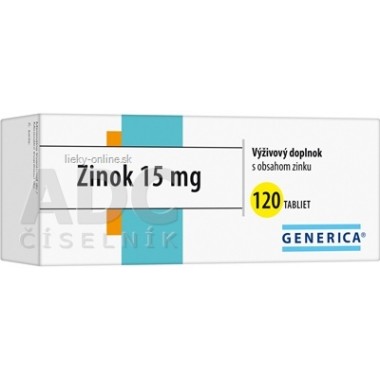 GENERICA Zinok 15 mg