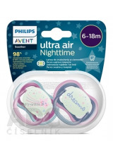 AVENT CUMLÍK Ultra air 0-6m nočný, dievča