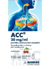 ACC 20 mg/ml perorálny roztok pre deti a dospelých