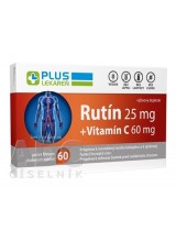 PLUS LEKÁREŇ Rutín 25 mg + Vitamín C 60 mg