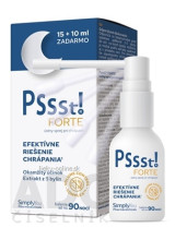 Pssst! FORTE ústny sprej pri chrápaní Pssst! FORTE ústny sprej pri chrápaní