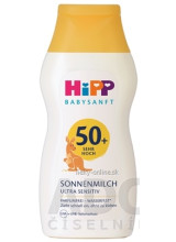 HiPP BABYSANFT Mlieko proti slnku SPF50+ HiPP BABYSANFT Mlieko proti slnku SPF50+