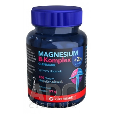 GLENMARK Magnesium B-Komplex + Zinok