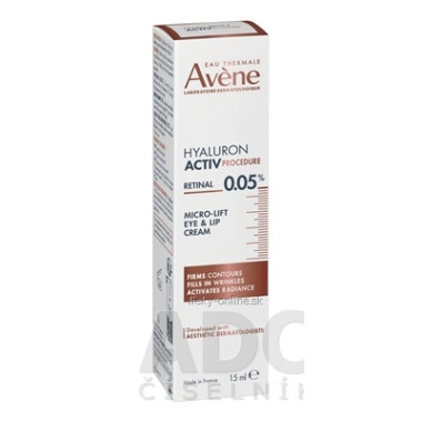 AVENE HYALURON ACTIV PROCEDURE Krém na oči a pery