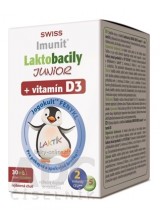Laktobacily JUNIOR SWISS Imunit + vitamín D3