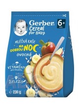Gerber Cereal Mliečna KAŠA Dobrú noc Ovocná