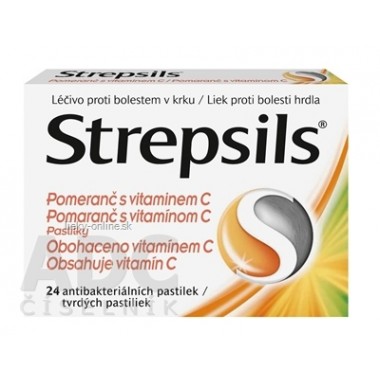 Strepsils Pomaranč s vitamínom C