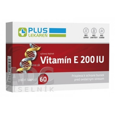 PLUS LEKÁREŇ Vitamín E 200