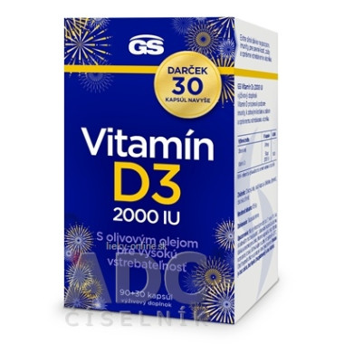 GS Vitamin D3 2000 IU Darček