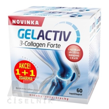 GELACTIV 3-Collagen Forte Akcia 1+1 SALUTEM