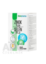 EDENPharma ZINOK 15 mg + SELÉN 50 µg