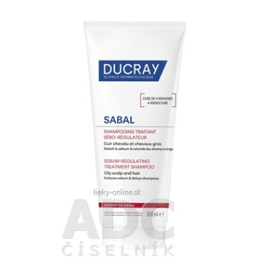 DUCRAY SABAL Ošetrujúci Šampón