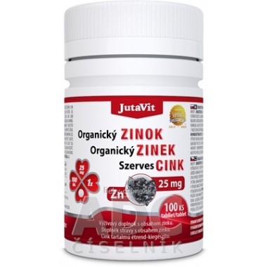 JutaVit Organický Zinok 25 mg