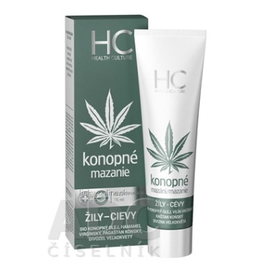 Health culture Konopné mazanie ŽILY-CIEVY