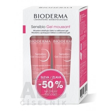 BIODERMA Sensibio Gel moussant 1+1 Festival