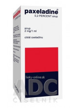 Paxeladine 0,2 PERCENT sirup