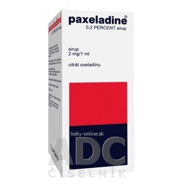 Paxeladine 0,2 PERCENT sirup