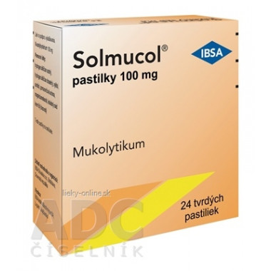 Solmucol pastilky 100 mg