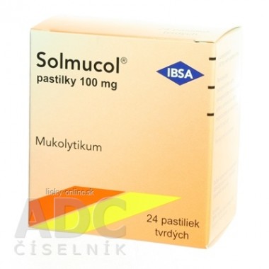 Solmucol pastilky 100 mg
