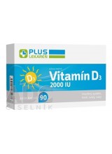 PLUS LEKÁREŇ Vitamín D3 2000 I.U.