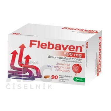 Flebaven 500 mg filmom obalené tablety