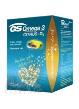 GS Omega 3 CITRUS + D3 darček 2021