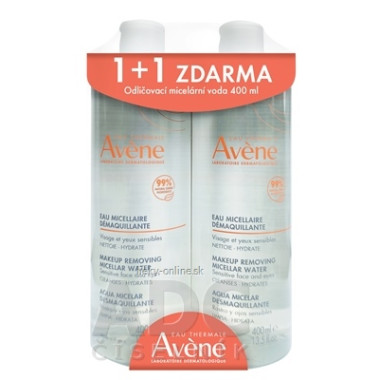 AVENE MICELÁRNA VODA na odlíčenie DUO