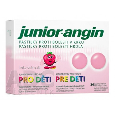 Junior-angin pastilky pre deti