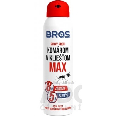 BROS spray proti komárom a kliešťom MAX