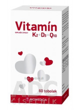 BIOMEDICA Vitamín K2+D3+Q10