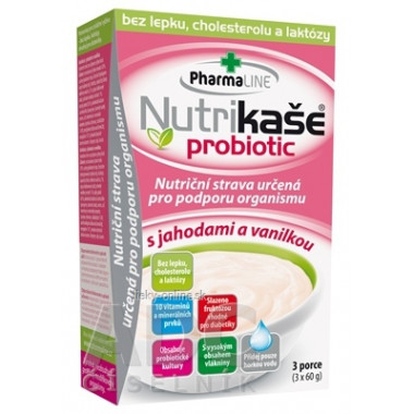 Nutrikaša probiotic - s jahodami a vanilkou