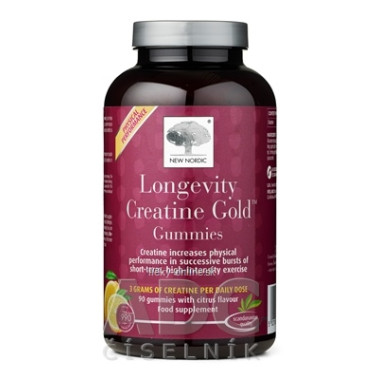 NEW NORDIC Longevity Creatine Gold Gummies