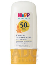 HiPP BABYSANFT Krém na tvár proti slnku SPF50+