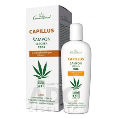 Cannaderm CAPILLUS šampón seborea CBD+