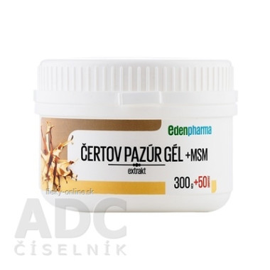 EDENPharma ČERTOV PAZÚR GÉL + MSM
