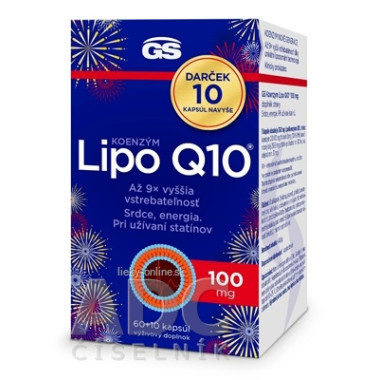 GS Koenzým Lipo Q10 100 mg