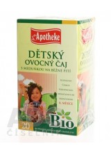 APOTHEKE BIO SELECTION DETSKÝ OVOC.ČAJ S MEDOVKOU