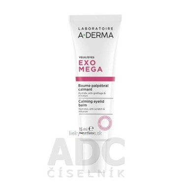 A-DERMA EXOMEGA Upokojujúci balzam na očné okolie