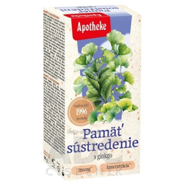 APOTHEKE PAMÄŤ A SÚSTREDENIE  s ginkgo