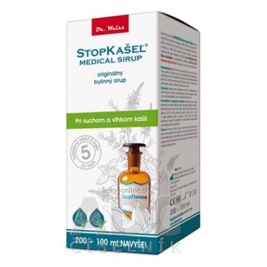 STOPKAŠEĽ Medical sirup Dr. Weiss