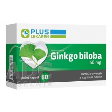 PLUS LEKÁREŇ Ginkgo biloba 60 mg