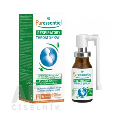 PURESSENTIEL Prírodný sprej do hrdla