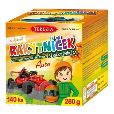 TEREZIA RAKYTNÍČEK multivitamínové želatínky Auta