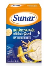 Sunar BANÁNOVÁ KAŠA mliečna ryžová NA DOBRÚ NOC