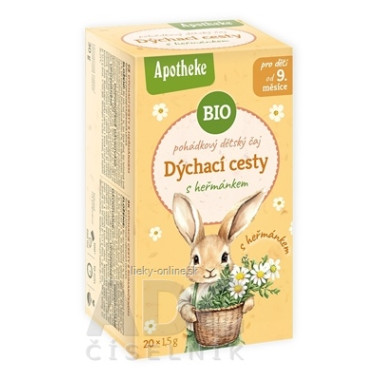 APOTHEKE ROZPRÁVKA Dýchacie cesty s rumančekom Bio