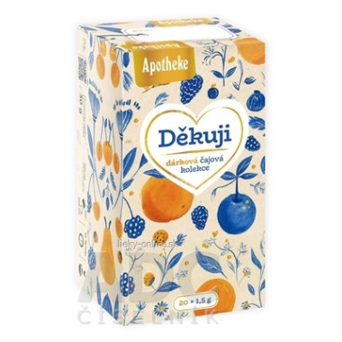 APOTHEKE Ďakujem - darčeková čajová kolekcia