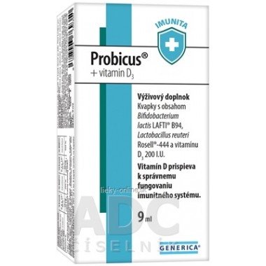 GENERICA Probicus + vitamin D3