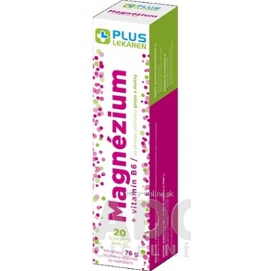 PLUS LEKÁREŇ Magnézium + vitamín B6